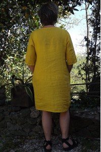 Robe lin tournesol Suzon