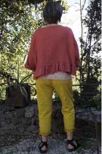 Pantalon grande taille jaune carracci Tim