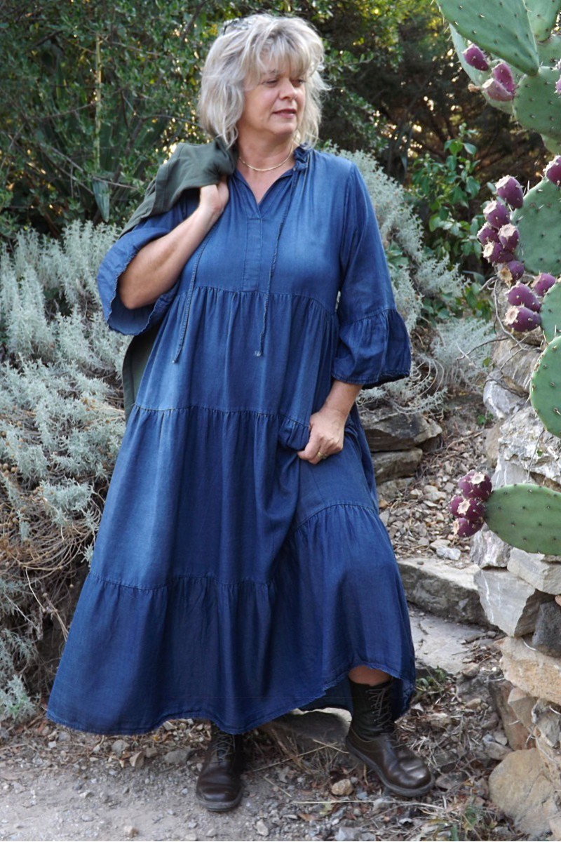 Robe longue en tencel Pauline Robe longue en tencel Pauline