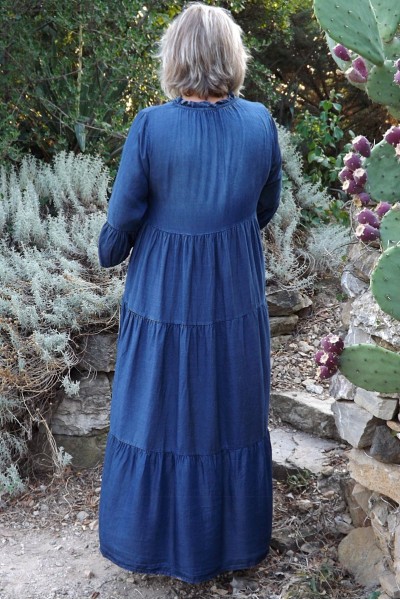 Robe longue en tencel Pauline