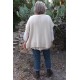 Pull sans manches Isidore beige