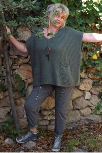 Pull sans manches Isidore kaki et pantalon Tom gris cendré