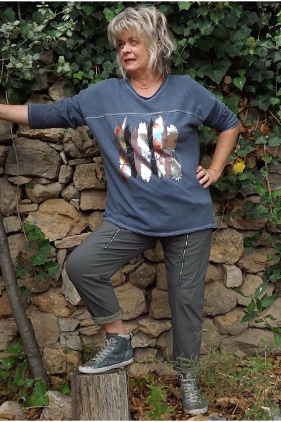 Sweat grande taille Georges et pantalon Tom