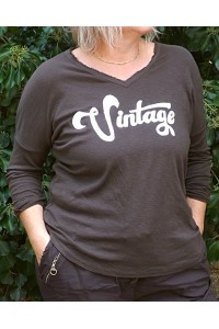 T-Shirt manches longues Luc chocolat