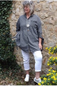 Chemise coton Rosana et pantalon Théo