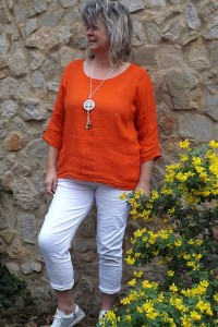 Top lin Basic clémentine et pantalon Théo