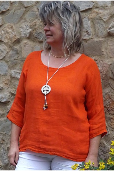 Top lin Basic clémentine