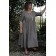 Robe longue lin Sophie taupe