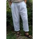 Pantalon lin et coton Antoine blanc