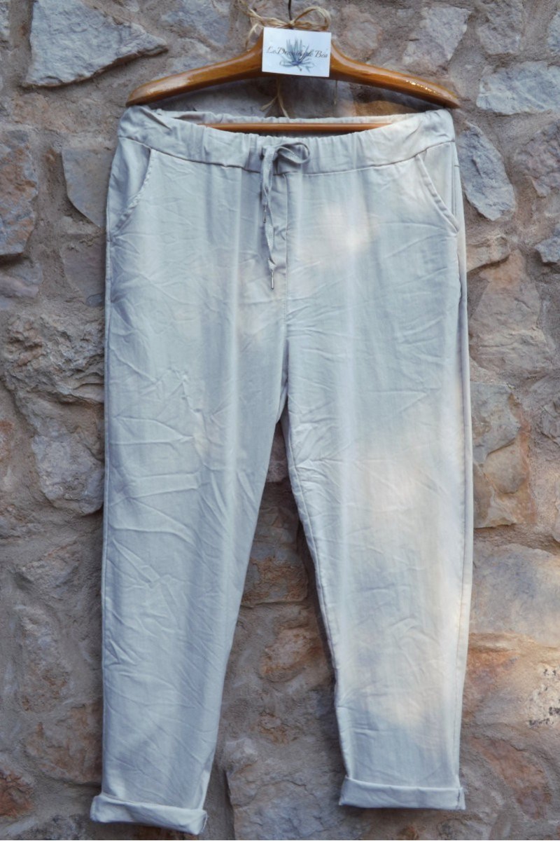 Pantalon Thèo beige