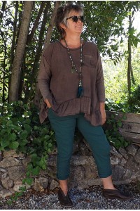 Top coton Jean choco et pantalon Théo