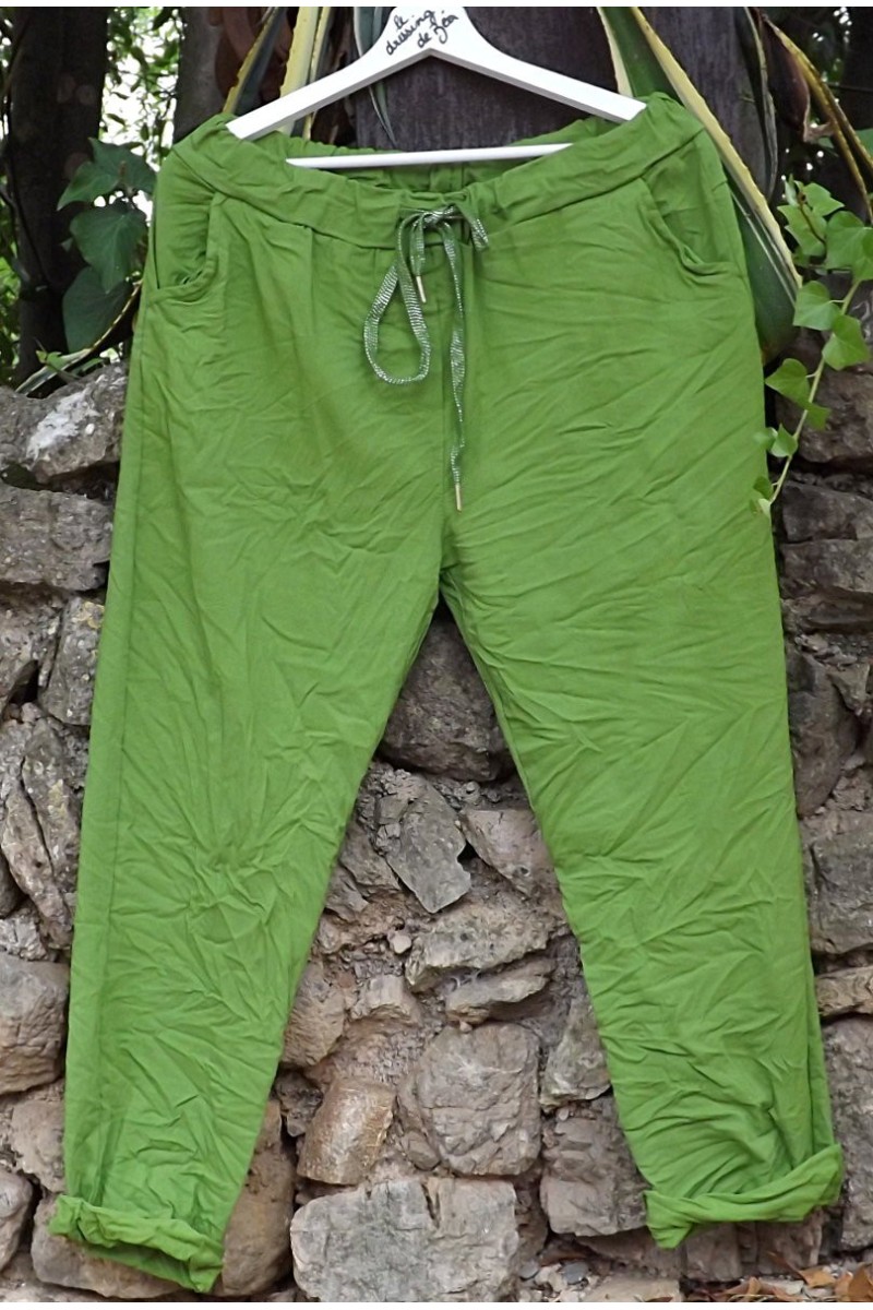 Pantalon Thèo tilleul