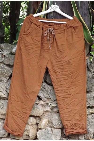 Pantalon Thèo tabac