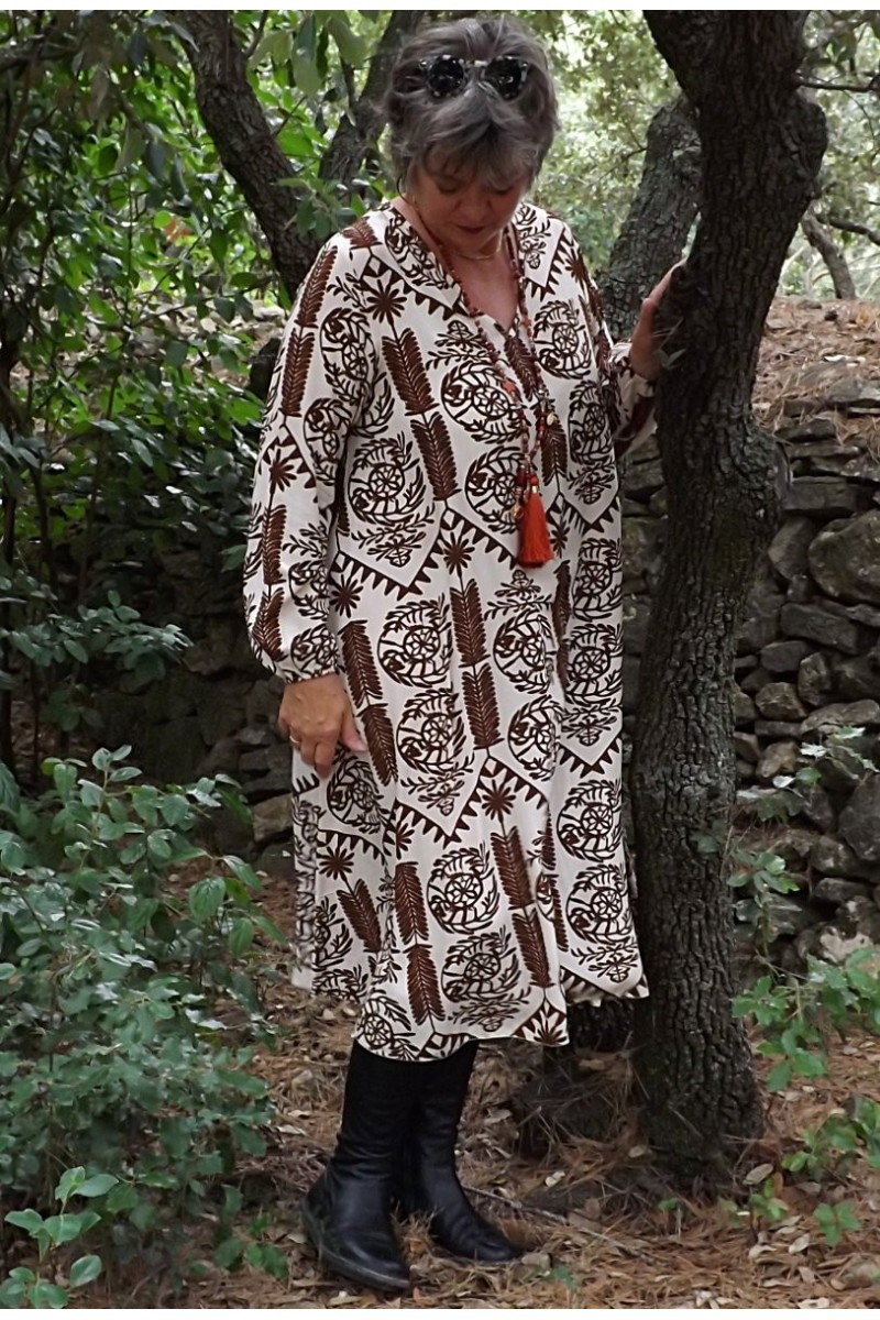 Robe longue Urbane choco Robe longue Urbane choco
