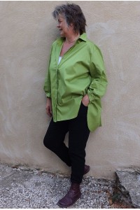 Chemise Oversize Chloé vert lumière