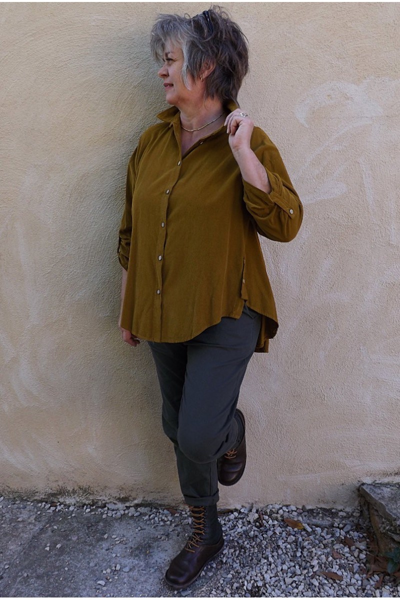 Chemise velours Jane et pantalon Horace Chemise velours Jane et pantalon Horace