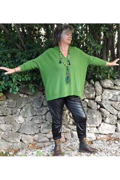 Pull Oversize Alfred acacia et pantalon Karl