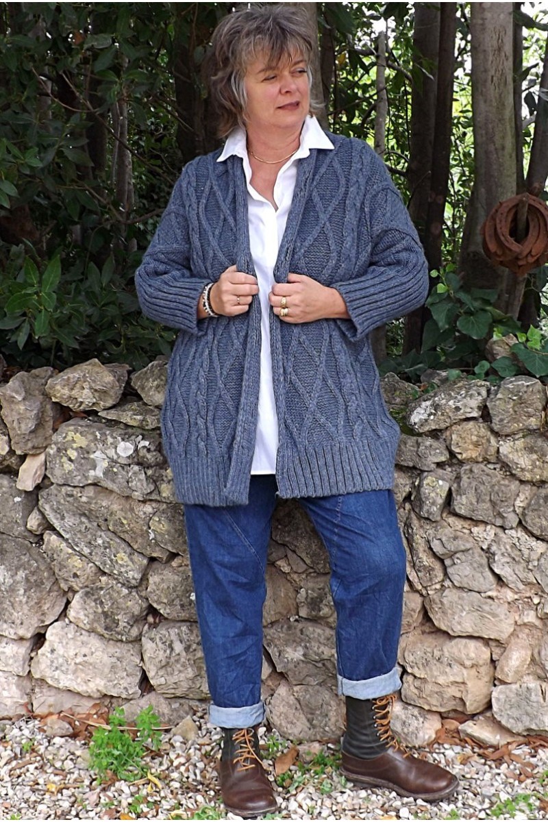 Cardigan femme top grande taille