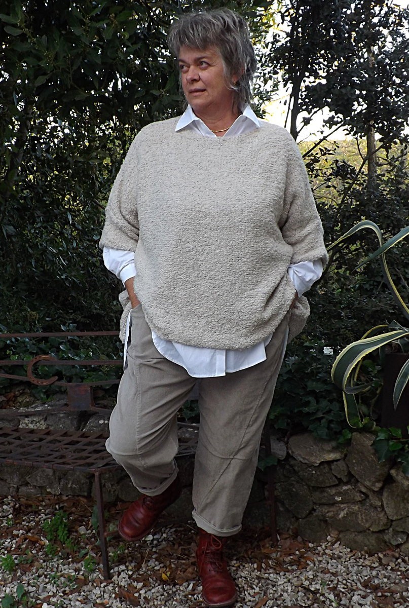 Pull oversize on sale beige