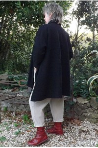 Veste laine bouillie Sarah et pantalon velours Alessio