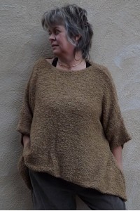 Pull Oversize Ernest cannelle