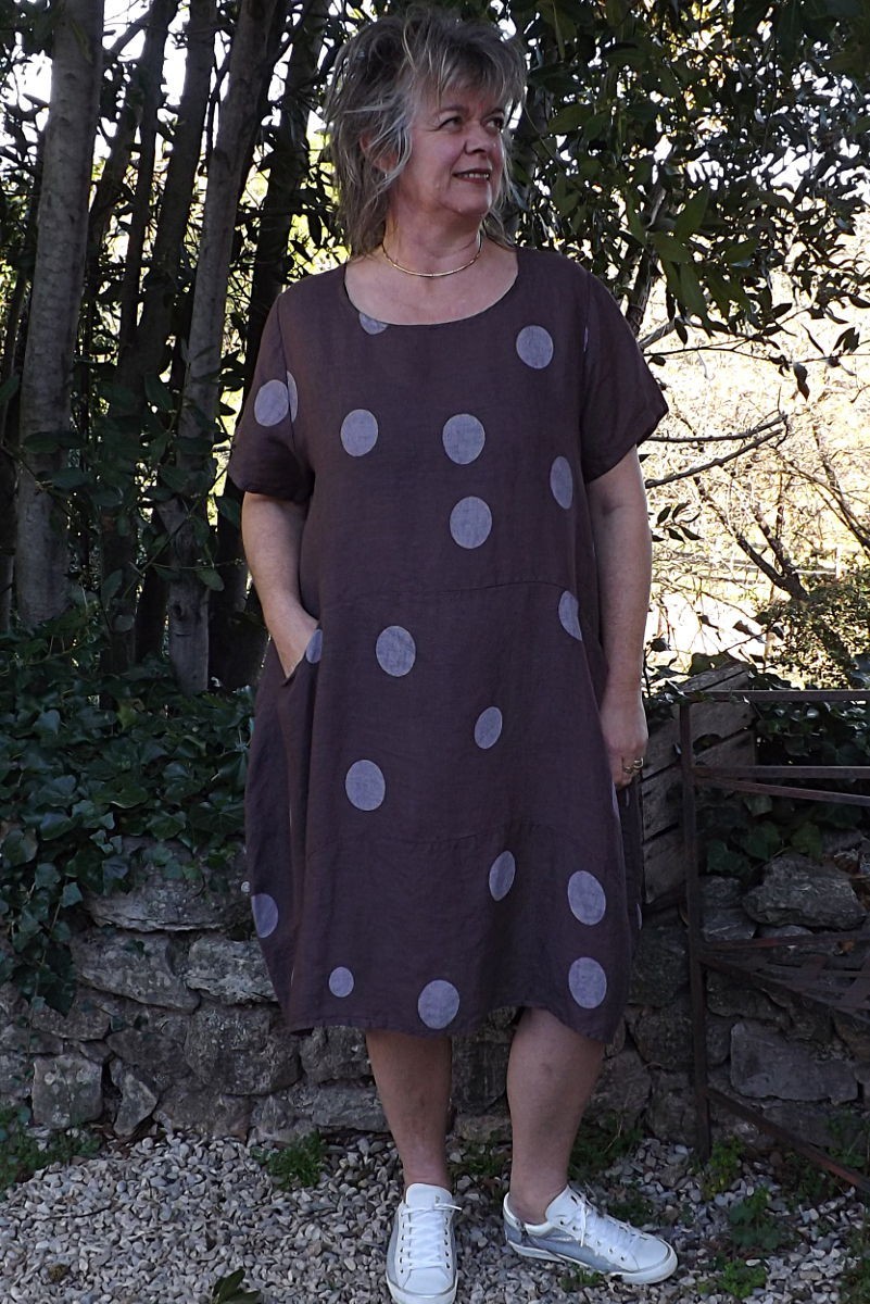 Robe lie sales de vin