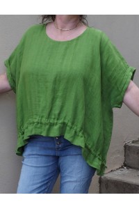 Top lin grande taille Claudio acacia et jean Ricco