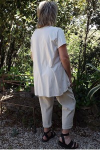 T-Shirt grande taille Paulin beige et pantalon Antoine