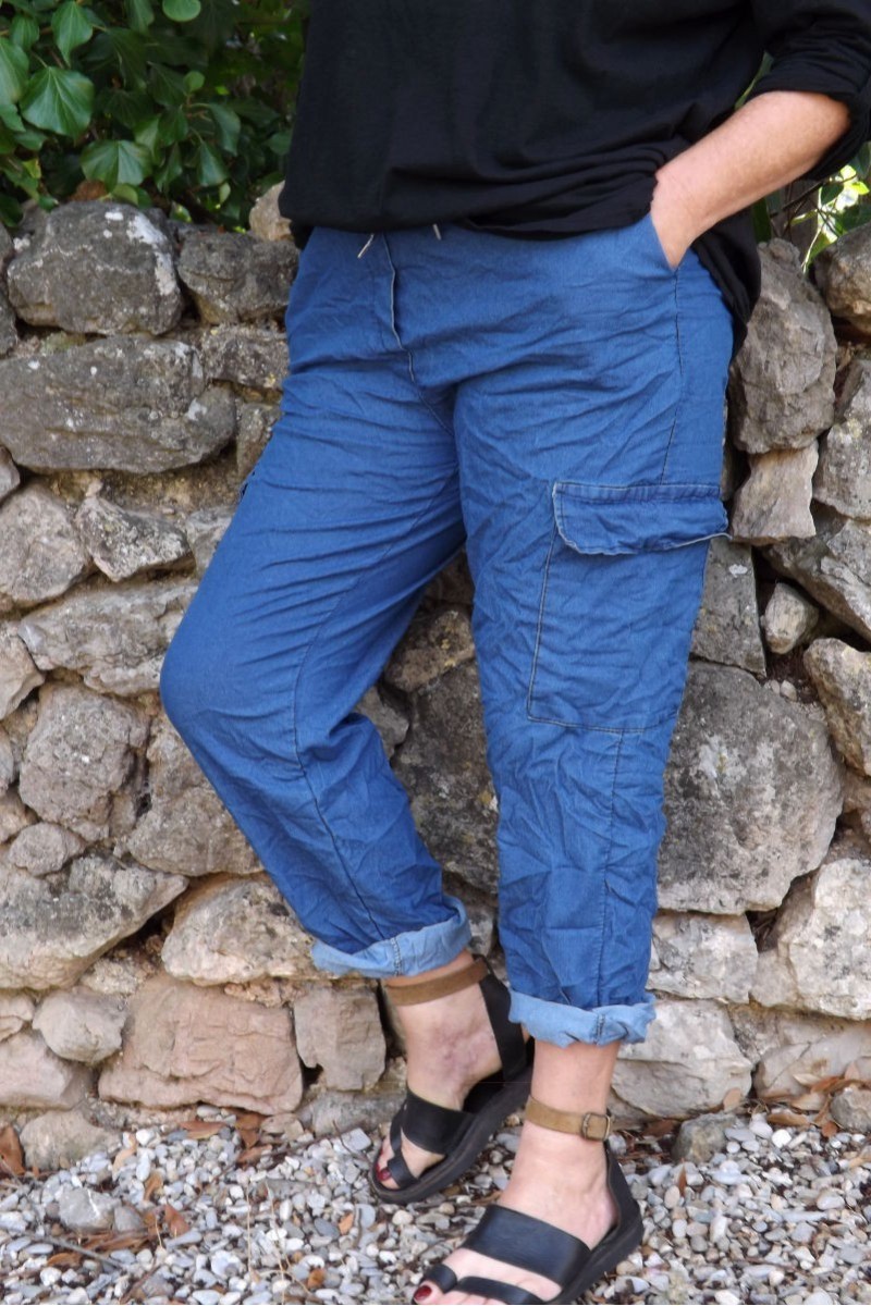 Pantalon cargo grande taille Arnold jean