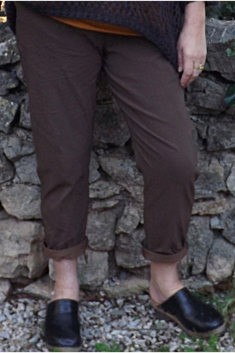 Pantalon Thèo choco