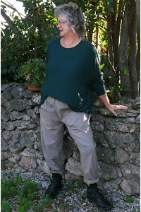 Pull Auguste sapin et pantalon Antonin TAUPE.