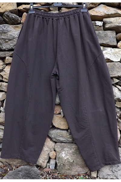 Pantalon César 2 choco grande taille