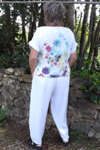 Pantalon en Lin Grande Taille avec Grandes Poches – Confort & Élégance