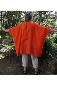 Tunique en lin oversize femme – Poches généreuses