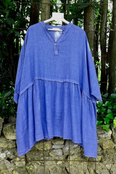 Tunique en Lin Femme – grande taille couleur lavande