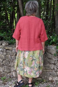 Veste courte en lin femme – Élégante & légère avec 2 poches