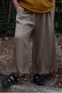 Pantalon en lin large Léopold.