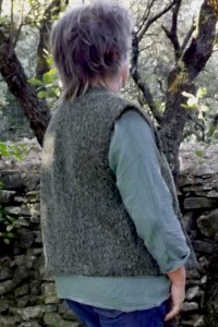 Gilet sans manche femme grande taille en laine – Douillet avec poches
