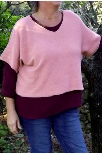 Pull femme over size court – Doux, chaud et sans laine