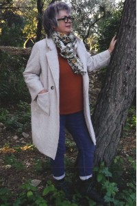 Manteau laine Maxence Beige