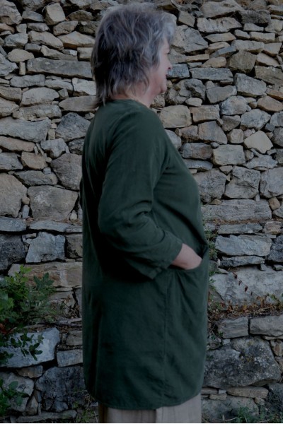 Tunique Robe Grande Taille en Velours de Coton – Élégance & Confort
