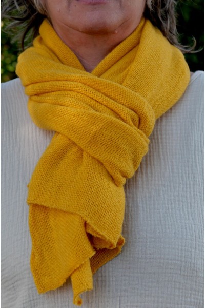 Echarpe laine soleil