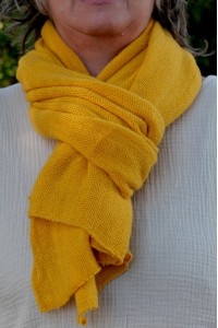 Echarpe laine soleil