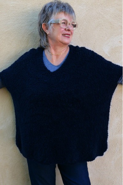 Pull over size Aurèle Bleu marine