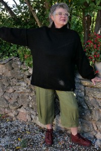 Pull col cheminée Alix Noir