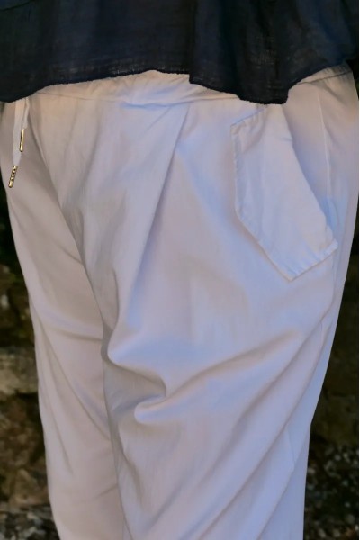 Pantalon grande taille à ceinture élastique réglable - style, confort