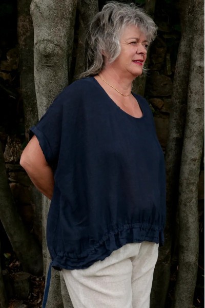 Top lin Henry bleu marine