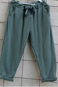 Pantalon coton Maxime Kaki