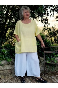 Tunique coton Pauline sorbet citron