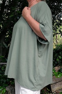 T shirt coton femme grande taille, coupe over size - ultra confortable